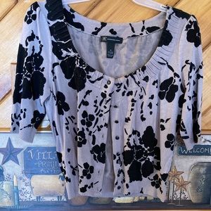 INC short sleeve cardigan